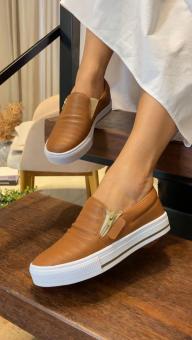 SAPATO CASUAL ZÍPER - Código 1444-46