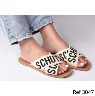 RASTEIRA SCHUTZ PRETA EM X - Código 3047-47