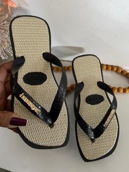 CHINELO HAVAIANAS PALHA CHIC - Código 3195-2