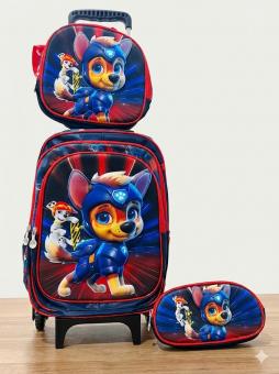 KIT MOCHILA 3 PEÇAS RODINHA - Código 3709-1945