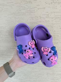 CROCS INFANTIL COM BOTONS - Código 7586-1235