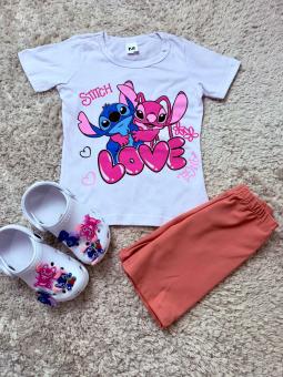 CONJ. INFANTIL STITCH E CAPIVARA - Código 9283-185
