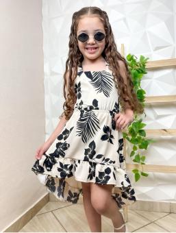 VESTIDO INFANTIL FLORIDO - Código 9290-752