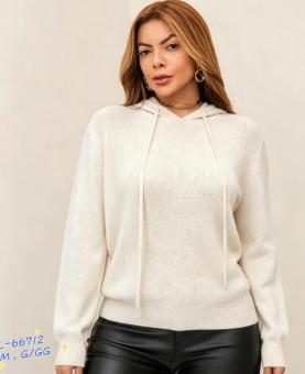 BLUSA COM TOUCA LEVINHA - Código 9419-22