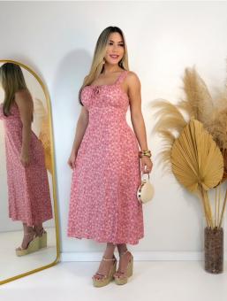 VESTIDO ALÇA FLORES - Código 9443-23