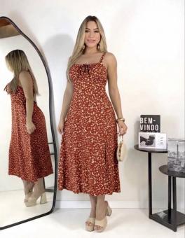 VESTIDO ALÇA FLORES - Código 9443-75